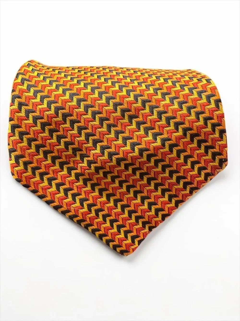 Vintage Village Squire By Bill Miller Zig Zag Chevron Tie